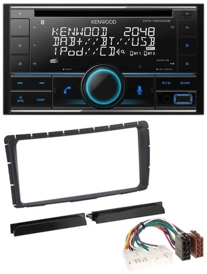 Kenwood CD 2DIN DAB USB MP3 Bluetooth Autoradio für Toyota Hilux (ab 2011) - Bild 1 von 4