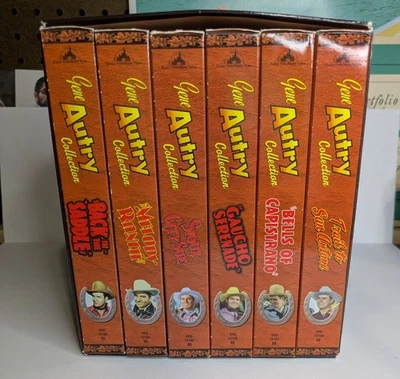 Gene Autry Series 1, 6 VHS Boxed Set NOT TESTED - Image 1 of 4