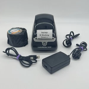 Dymo LabelWriter 450 Thermal Label Printer 1750110 Power Cable USB Labels TESTED - Bild 1 von 22