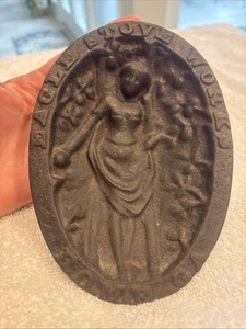 Eagle Stove Works Rome Georgia Soap Dish Ashtray Lady Antique - Picture 1 of 8
