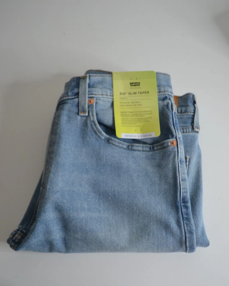 Levi's Men's 512 Slim Taper Jean Worn To Ride - Stretch 34W x 30L 288330733