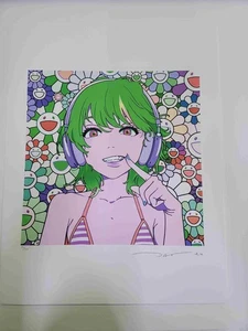Litographie Off Set Takashi Murakami Certifiée 50x65 Cm - Imagen 1 de 5