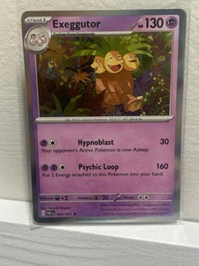 Pokémon TCG Exeggutor Paldean Fates 024/091 Holo Rare NM - Picture 1 of 1