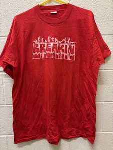 VTG ROCK STEADY 80s 90s T-Shirt Hip Hop Reggae Breakdance B-boy NYC the Clash - Picture 1 of 6