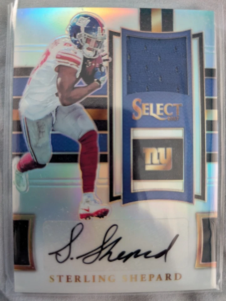 Стерлинг Шепард 2017 Panini Select авто реликвия /99 карта PWE - Изображение 1 из 1