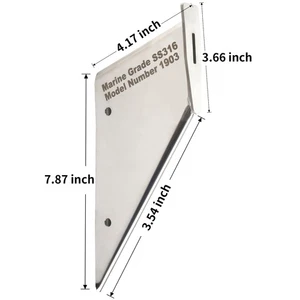 27341 Skeg Guard for Mercury & Mariner 40-60 HP 2 & 4 Stroke & Johnson Evinrude - Picture 1 of 9