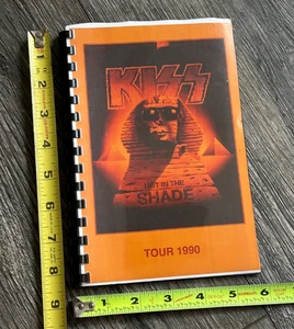 KISS Tour Itinerary Book Hot In The Shade Concert June Vintage Kiss Memorabilia - Picture 1 of 4