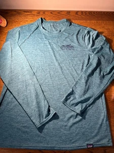 Camiseta Para Hombre Patagonia Trail Running Larga SLV Estampado Gráfico Doble Cara, M - Imagen 1 de 8