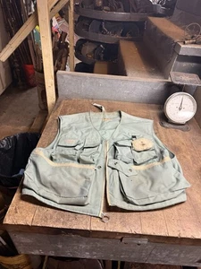 Vintage alter Hank Roberts Angelgerät Bolder Colo Mantel Weste Arbeitskleidung Kleidung - Bild 1 von 19