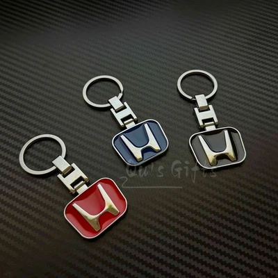 本田双面徽标钥匙扣 3 色您选择美国卖家免运费 — 第 1/4 张图片
