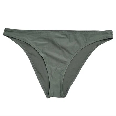 Parte inferior de natación de bikini descarado Aerie verde oliva OG talla XL Foto 1 de 4