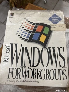 Microsoft Windows 3.1 Big Box 5.25” Floppy Disks Sealed - RARE - Picture 1 of 2