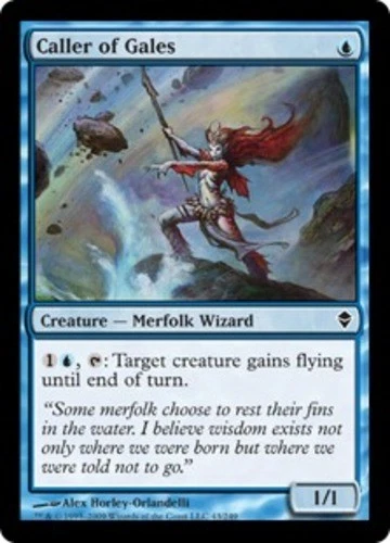 MTG - Caller of Gales - Zendikar - NM, English Magic FLAT RATE SHIP - Image 1 of 1