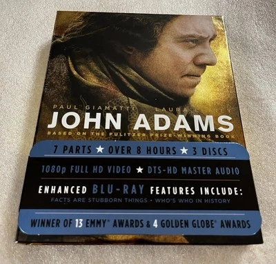 John Adams (2008) Blu-ray 3 Discs The Complete Mini Series w/ Paul Giamatti - Image 1 of 4