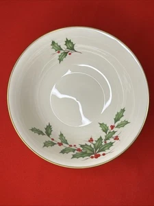 Lenox Holiday Dimension Servierschale Gemüseschale Stechpalme Beere Weihnachten USA - Bild 1 von 12