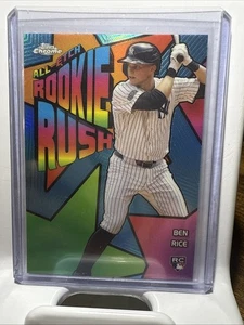 2025 Topps Chrome Ben Rice RC All-Etch Rookie Rush CERR-16 New York Yankees - Picture 1 of 10