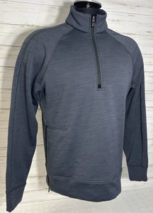 Lululemon Sweater Herren MEDIUM 1/2 Zip Pullover DICK Fleece grau Softshelljacke - Bild 1 von 18
