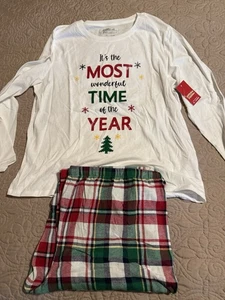 Nuevo con etiquetas Conjunto de pijama Jammies For Your Families para mujer Navidad más maravilloso XL - Imagen 1 de 3