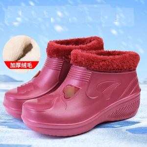 Winter Damen EVA Stiefel Wasserdicht Outdoor Schuhe Warm Fleece Gefüttert Schneestiefel - Bild 1 von 24