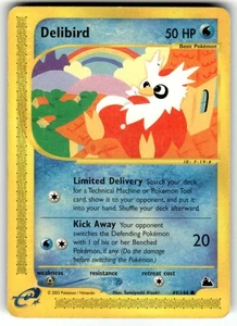 Carta Pokemon TCG Delibird Skyridge non Holo 49/144 MP - Foto 1 di 2