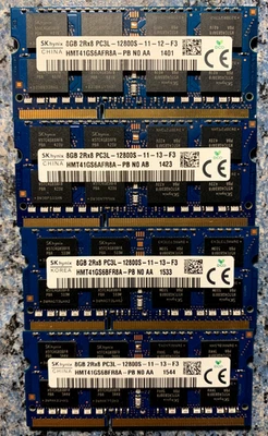 🆗 32GB DDR3L-1600MHz Hynix PC3-12800 so-dimm RAM - Image 1 of 4