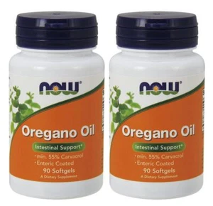 NOW Foods, Oregano Oil Enteric, 90 Softgels, (2 Packs), Intestinal Support - Picture 1 of 1