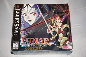Lunar Silver Star Story (Sony Playstation 1 ps1) Complete in Box w/ Map - Picture 1 of 12