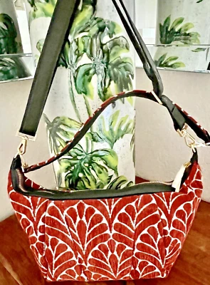 Bolso de Hombro Hammitt Morgan Texas Tapiz Bolso de Mano Nuevo con Etiquetas Foto 1 de 4