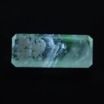 Piedra preciosa natural fenomenal cambio de color hialita ópalo corte esmeralda 9,68 quilates más rara Foto 1 de 4