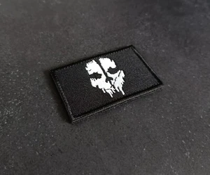 Call Of Duty Ghost Patch Mit Klett (Airsoft/Bundeswehr/Polizei/Paintball) - Bild 1 von 3