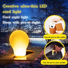 Card Light Night Light, Pocketsized, Portable, Compact, Foldable, Small Night Li