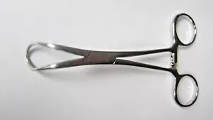 NR - Tuchklemme 13 cm nach Backhaus - Klemme gebogen - Tuchklemmen 130mm - Bild 1 von 4