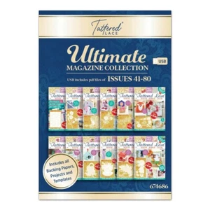 Nuova collezione rivista Tattered Lace Ultimate USB - numeri 41 - 80 - Foto 1 di 1