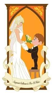 Disney WDI Wedding Sgt Calhoun & Fixit Felix Pin WRECK IT RALPH LE 300 PREORDER - Bild 1 von 1