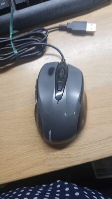 TECKNET Wired Mouse, Mice Wired Optical USB Computer Mouse With 3600 DPI Tracki - Image 1 of 2