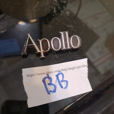 DE COLECCIÓN BUICK APOLLO PANEL PUERTA INTERIOR EMBLEMA OEM GM Foto 1 de 2