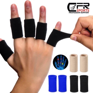 Finger Sleeves Splint Brace Support Arthritis Triggger Finger Compression Sports - Picture 1 of 12