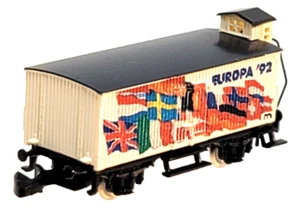 Z Scale Marklin Mini-Club 8600 Europa '92 Reefer with Brakeman's Cab DB (no box) - Picture 1 of 6