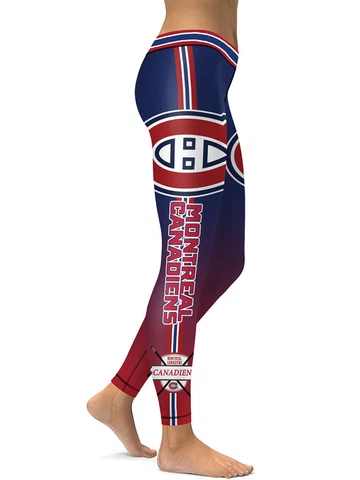Montreal Canadiens Leggings Small-XXL (0-14) Hockey Ice Fan Women Game Canada Cover