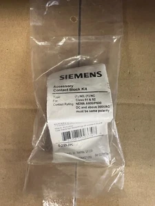 BLOQUE DE CONTACTOS SIEMENS 52BJK 1NO/1NC A600/P600 - Imagen 1 de 2