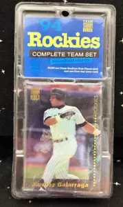 VTG Colorado Rockies 1994 Team Stadium Club Team Set Trading Cards Sealed - Picture 1 of 5