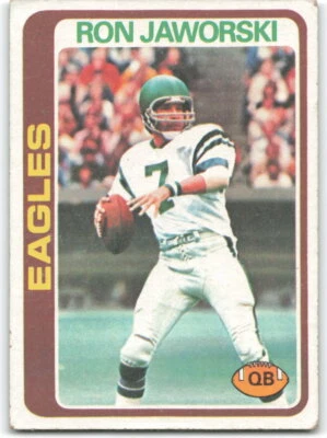 1978 Topps #449 Ron Jaworski   Philadelphia Eagles 1BH - Image 1 of 2