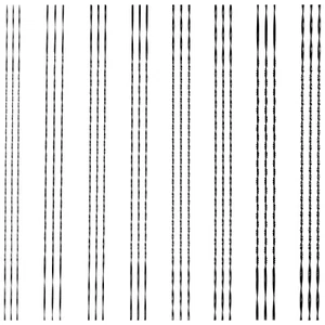 24 Pezzi Lame per Sega Da Traforo Con Denti a Spirale Nr. 1/2/3/4/5/6/7/8 Lame p - Foto 1 di 12