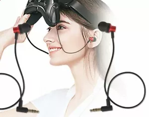 In-Ear Earbuds Stereo Sound Wired Earphones Custom for Oculus Quest VR Headset - Picture 1 of 2