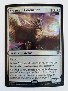 Archon Of Coronation *FOIL* Commander Legends MTG CMR NM/MT Combined Shipping - Imagen 1 de 9