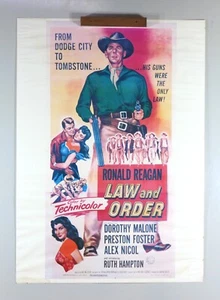 RONALD REAGAN LAW & ORDER 1953 Reproduction Movie Poster- 20x28 B16-40-22 - Picture 1 of 8