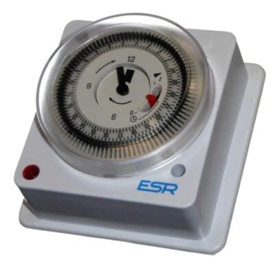 ESR TC24M-16A IMMERSION BOILER TIME CLOCK TIMER SWITCH HEATING 24 HOUR - Image 1 of 3