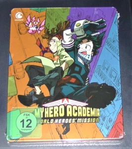 MY HERO ACADEMIA THE MOVIE WORLD HEROES´MISSION LIMITIERTE STEELBOOK BLU RAY NEU - Bild 1 von 4