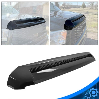 New Front Upper Hood Bulge Molding Grille Trim Fit Toyota Tundra 2014-2021 Gloss - Image 1 of 4