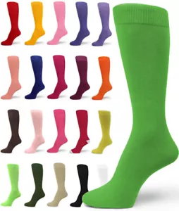 Spotlight Hosiery Quality Solid Plain Mens Dress Socks(XL Option)- FREE SHIPPING - Picture 1 of 38